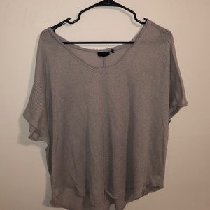 Urban Outfitters Blue Oversized Flowy Top